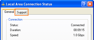 Windows 7 - Local Area Connection Status Dialog 1